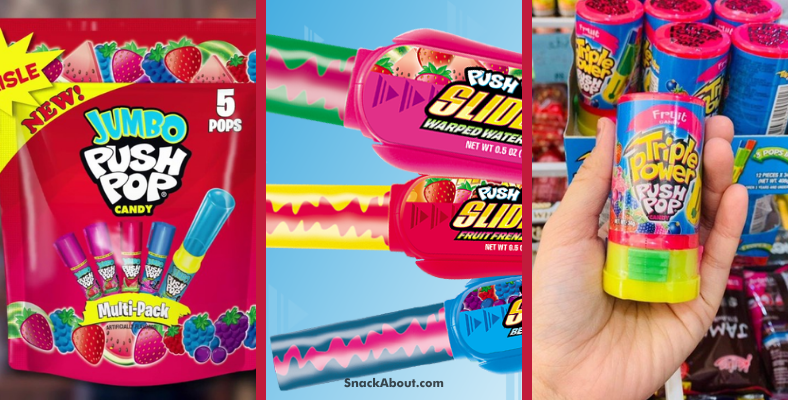 what other kinds of candy does the push pop company make
