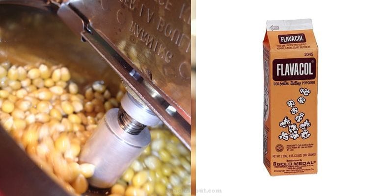 movie theater popcorn example and flavacol flavoring